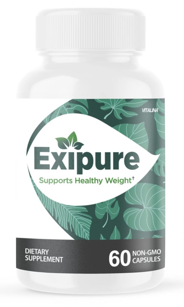 bottle of exipure healthy supplement