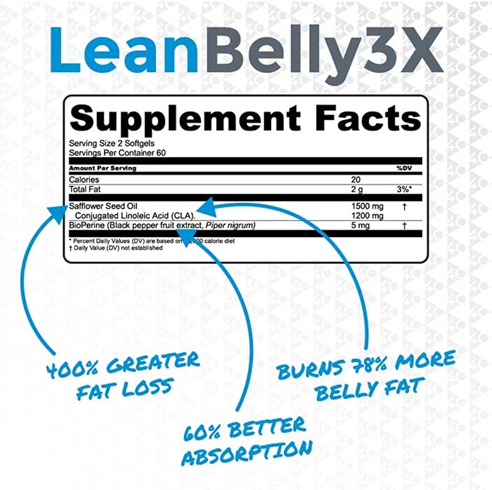 lean belly 3x supplement facts