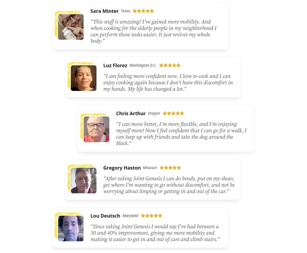 Biodynamix joint Genesis Customer reviews